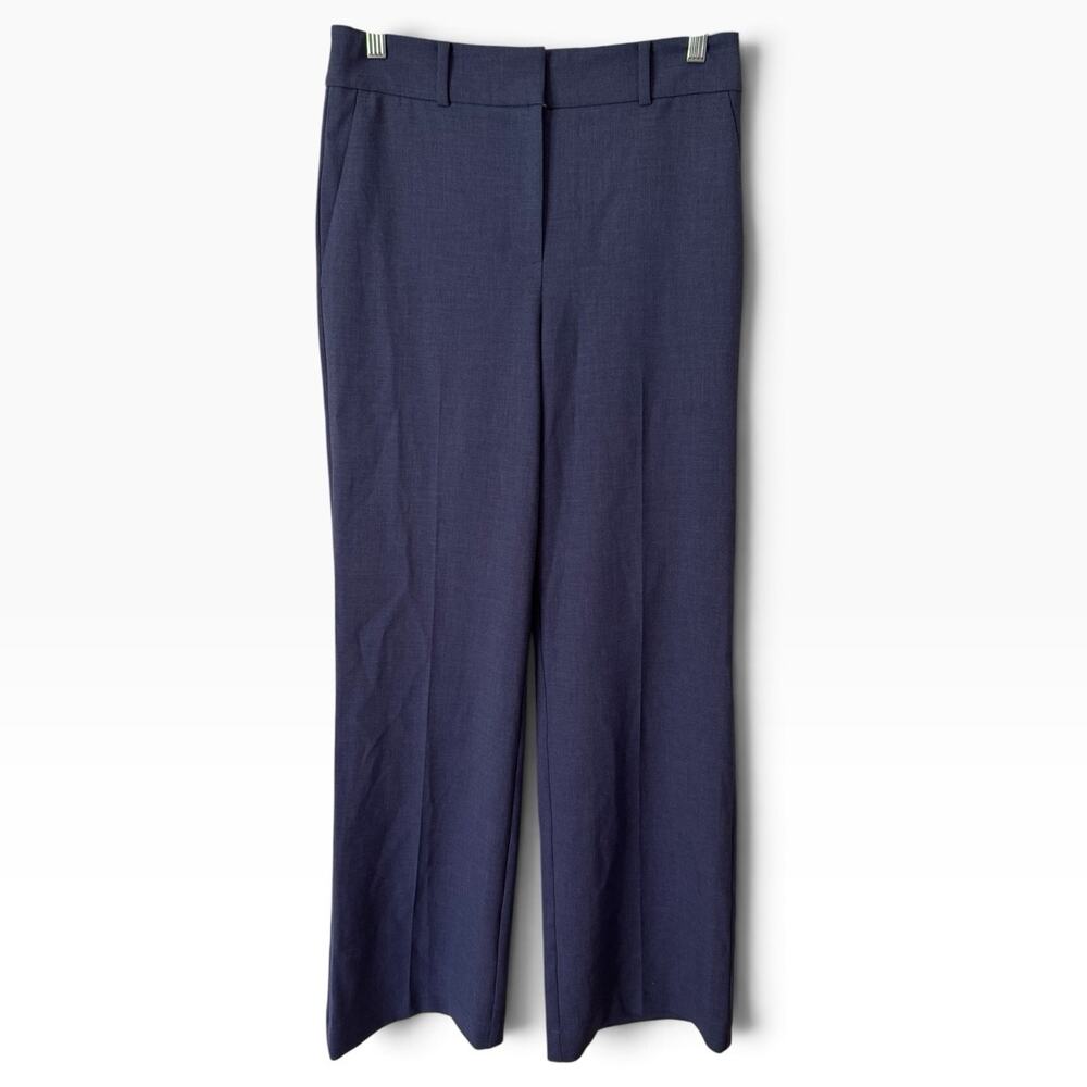 NWT Ann Taylor The Wide Leg Trousers Women’s Size 2 Pleated Blue Career